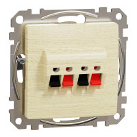 Аудиорозетка береза Sedna Design & Elements Schneider Electric SDD180411