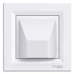 Кабельный вывод Asfora Schneider Electric белый с рамкой EPH5500121