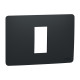 Рамка 1-модульная Unica Studio антрацит Schneider Electric NU210154