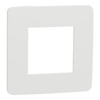 Рамка 1-постова Unica Studio біла/біла Schneider Electric NU280218