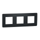 Рамка 3-місна Unica Studio антрацит Schneider Electric NU200654