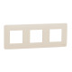 Рамка 3-местная Unica Studio бежевая Schneider Electric NU200644