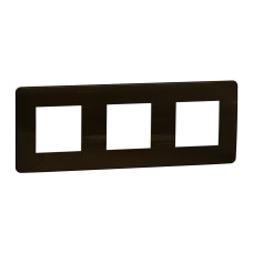 Рамка 3-постовая Unica Studio бронза/белая Schneider Electric NU280650