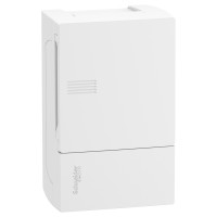Щит Resi9 MP 1ряд/4 модуля, навісний, білі дверцята Schneider Electric MIP12104
