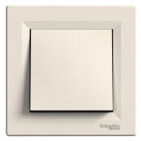 Выключатель двухполюсный Asfora Schneider Electric крем EPH0200123