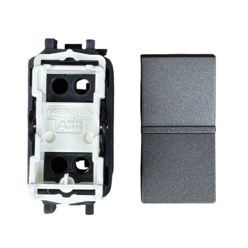 Кнопка Zenit Total антрацит 1-й 1 мод. ( 2CLA210470N1601 )