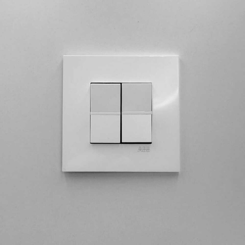 Кнопка Zenit Total білий 1-й 1 мод. ( 2CLA210470N1201 )