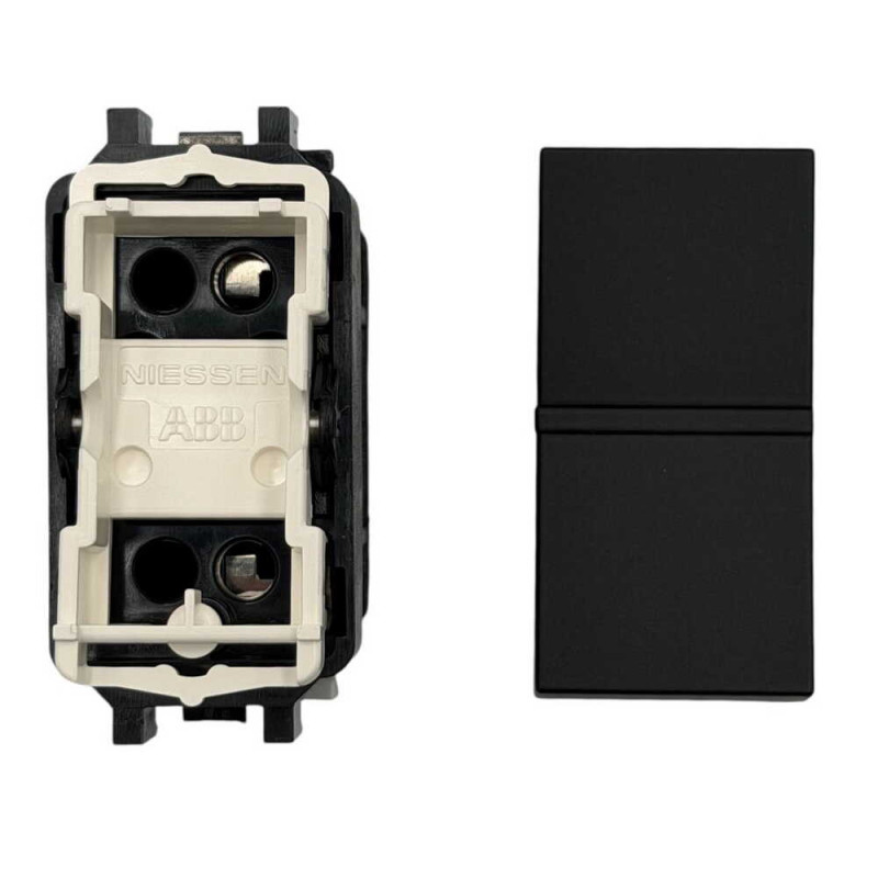 Кнопка Zenit черный мат 1-й мод. (2CLA210470N1501)