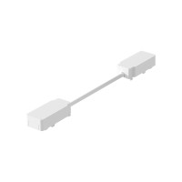 Коннектор магнитный DT-WN угловой гибкий белый Violux ( 320034 )
