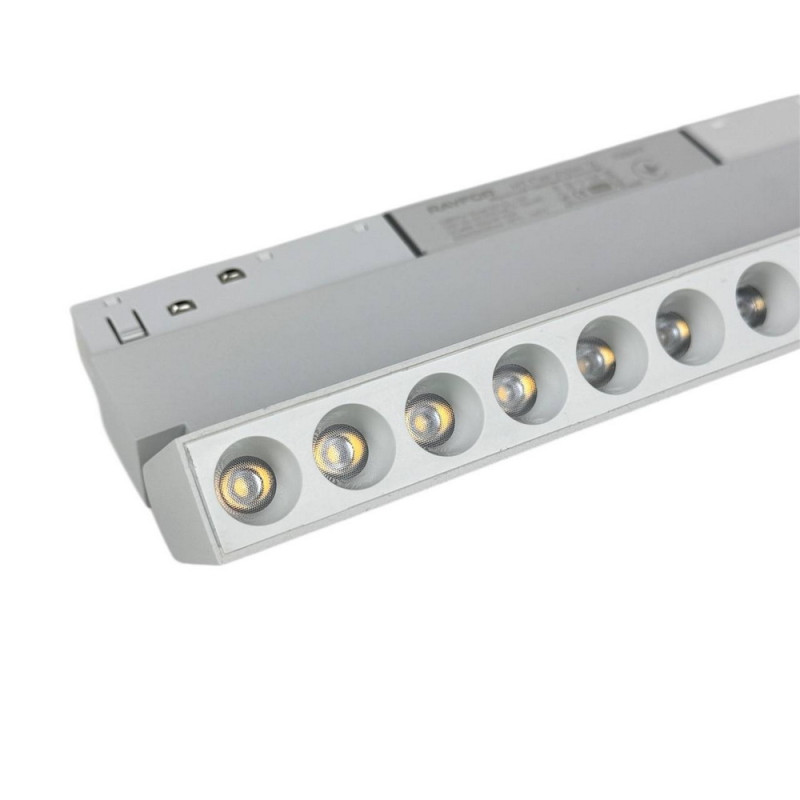 Магнитный трековый светильник RAYFOR MT Flex Vision белый 12W 1080Lm 30-40-50К 48V WiFi ( 1120413 )