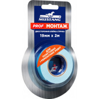 Двухсторонняя лента PROF МОНТАЖ MUSTANG 19мм*2м PM192