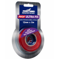 Двухсторонняя лента PROF ULTRA FIX MUSTANG Прозрачная 12мм*2м UF122