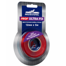 Двухсторонняя лента PROF ULTRA FIX MUSTANG Прозрачная 12мм*2м UF122