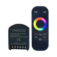 Контроллер BIOM RGB OEM C-24-RF8-T-B (8A*3кан) черный