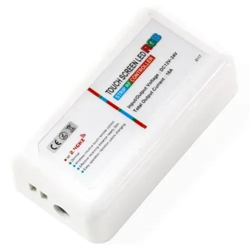 Контролер BIOM RGBW OEM 24А-2.4G-Touch білий (6A*4канала)