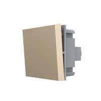 Универсальный выключатель (проходной/обычный) LIVOLO, золотой, модуль без рамки (VL-FCMKS-2AP) (VL-C7-K1-13)