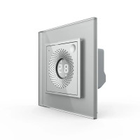 Термометр-гигрометр LIVOLO, 230В, серый