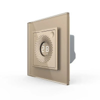 Термометр-гігрометр LIVOLO, 230В, золотий