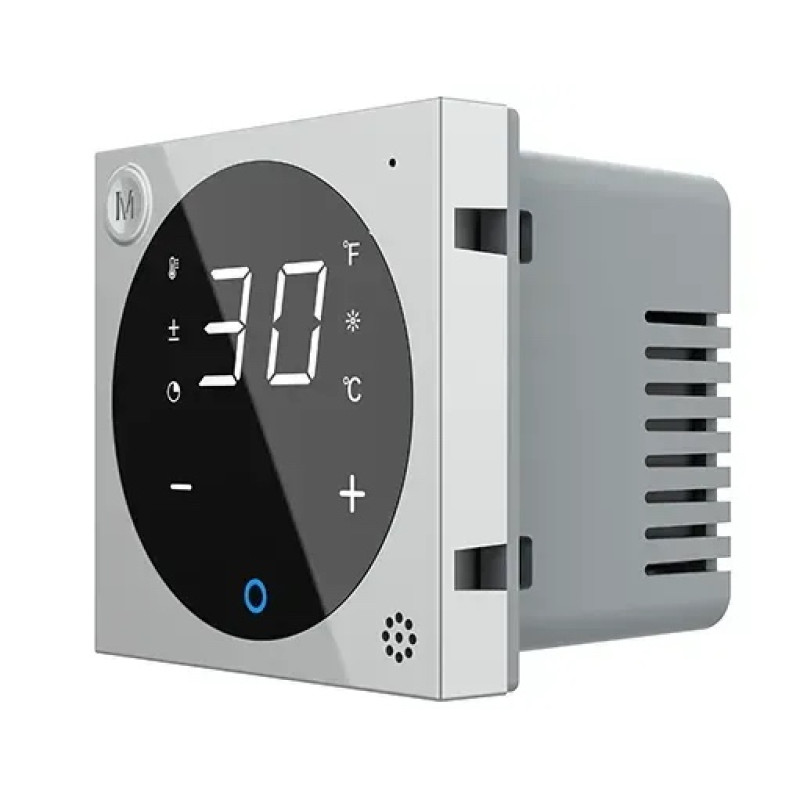 Терморегулятор (термостат) сенсорный программируемый для водяного теплого пола Livolo, серый, модуль