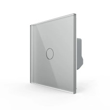 Сенсорный проходной/перекрестный диммер LIVOLO серый матовое стекло