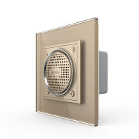 Стерео Bluetooth колонка LIVOLO золотое матовое стекло
