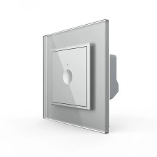 Сенсорный проходной/перекрестный выключатель Sense 1 сенсор Livolo серый (722000315)