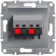 Аудиорозетка Asfora Schneider Electric сталь EPH5700162