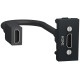 Розетка HDMI (1 модуль) Unica New Schneider Electric антрацит NU343054