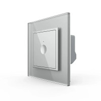 Сенсорный выключатель Sense 1 сенсор Livolo серый (722000115)