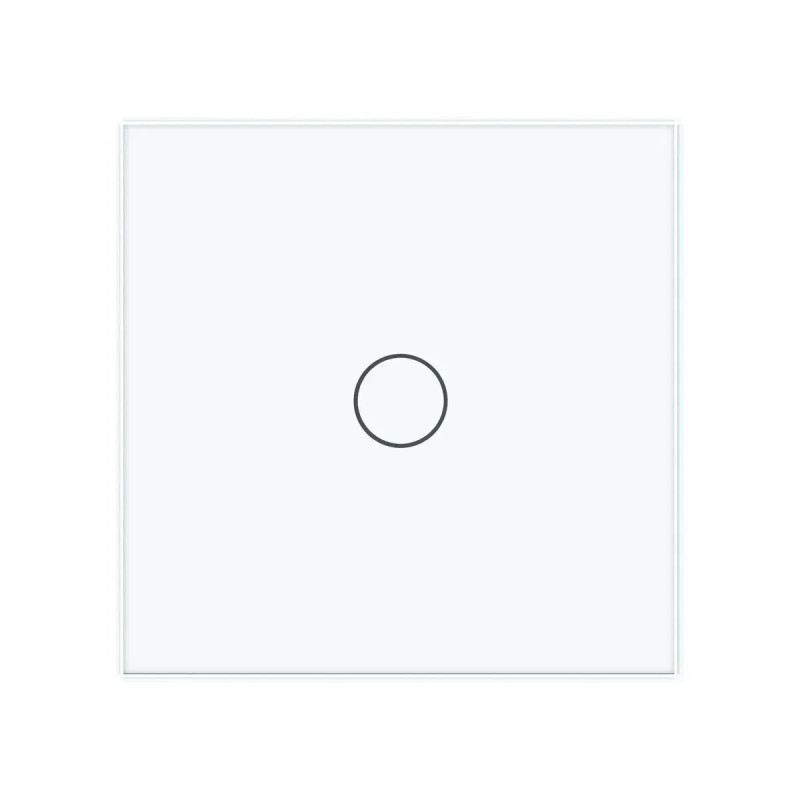 Сенсорный выключатель таймер Выключатель из реле времени Livolo белое стекло (VL-C7FC1T-2GWP)