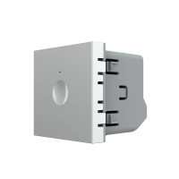 Сенсорный выключатель LIVOLO Sense, серый, 5А 230В, без нейтрали, модуль без рамки (VL-FC1-2IP)