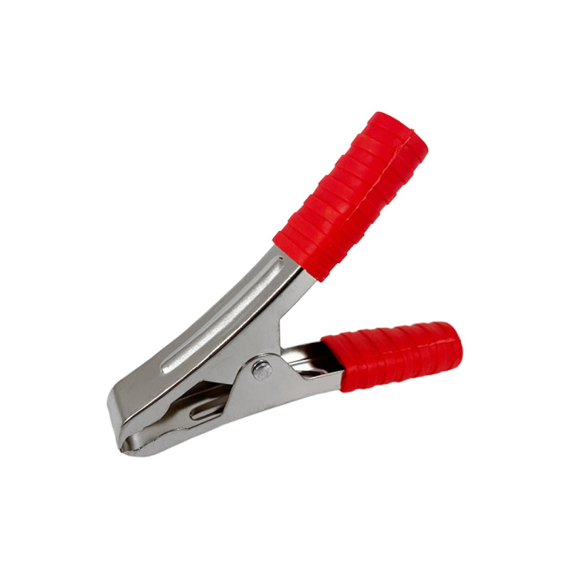 Затискач крокодил акумуляторний Lemanso 100А довж. 105мм  LM9140 (чорний або червоний) 1шт 150041