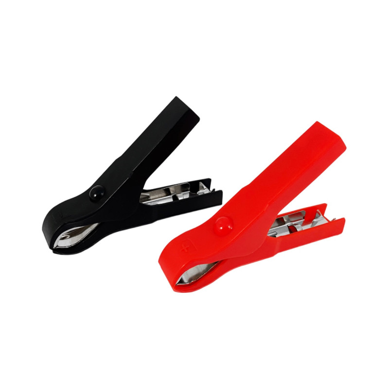 Зажим крокодил аккумуляторный Lemanso 100А длин. 75мм LM9138 (черный или красный) 1шт 150039