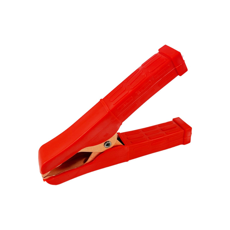 Затискач крокодил акумуляторний Lemanso 100А довж.122мм LM9142 (чорний або червоний) 1шт 150043