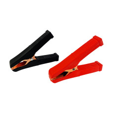 Зажим крокодил аккумуляторный Lemanso 100А длин.122мм LM9142 (черный или красный) 1шт 150043