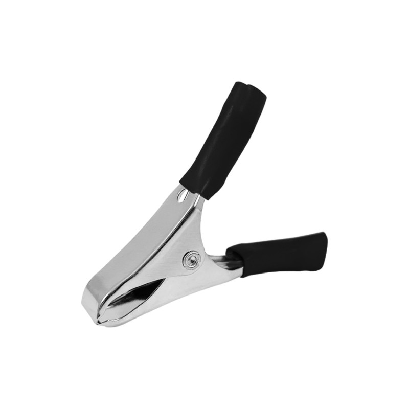 Зажим крокодил аккумуляторный Lemanso 10А длин.50мм LM9148 (черный или красный) 1шт 150049