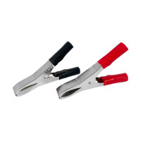 Зажим крокодил аккумуляторный Lemanso 50А длин.100мм LM9149 (черный или красный) 1шт 150050