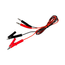 Зажим крокодил аккумуляторный Lemanso с проволокой 10А дл. 1м LM9147 (черный или красный) 1шт 150048