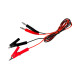 Зажим крокодил аккумуляторный Lemanso с проволокой 10А дл. 1м LM9147 (черный или красный) 1шт 150048
