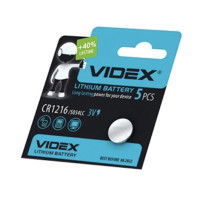 Батарейка литиевая VIDEX CR1216 (CR12165pc)