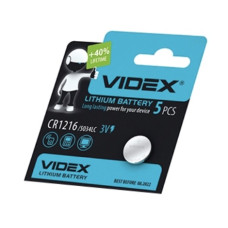 Батарейка литиевая VIDEX CR1216 (CR12165pc)