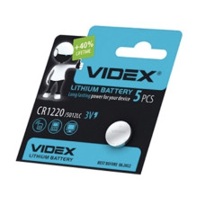 Батарейка литиевая VIDEX CR1220 (CR12205pc)