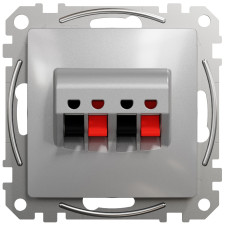 Аудиорозетка Алюминий Sedna Design Schneider Electric SDD113411