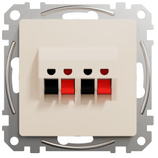 Аудиорозетка Бежевый Sedna Design Schneider Electric SDD112411