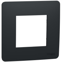Рамка 1-местная Unica Studio антрацит Schneider Electric NU200254