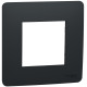 Рамка 1-местная Unica Studio антрацит Schneider Electric NU200254