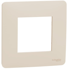 Рамка 1-местная Unica Studio бежевая Schneider Electric NU200244