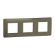 Рамка 3-постова Unica Studio бронза/бежева Schneider Electric NU280651