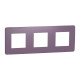 Рамка 3-постовая Unica Studio лиловая/бежевая Schneider Electric NU280615