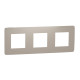 Рамка 3-постова Unica Studio пісочна/біла Schneider Electric NU280626
